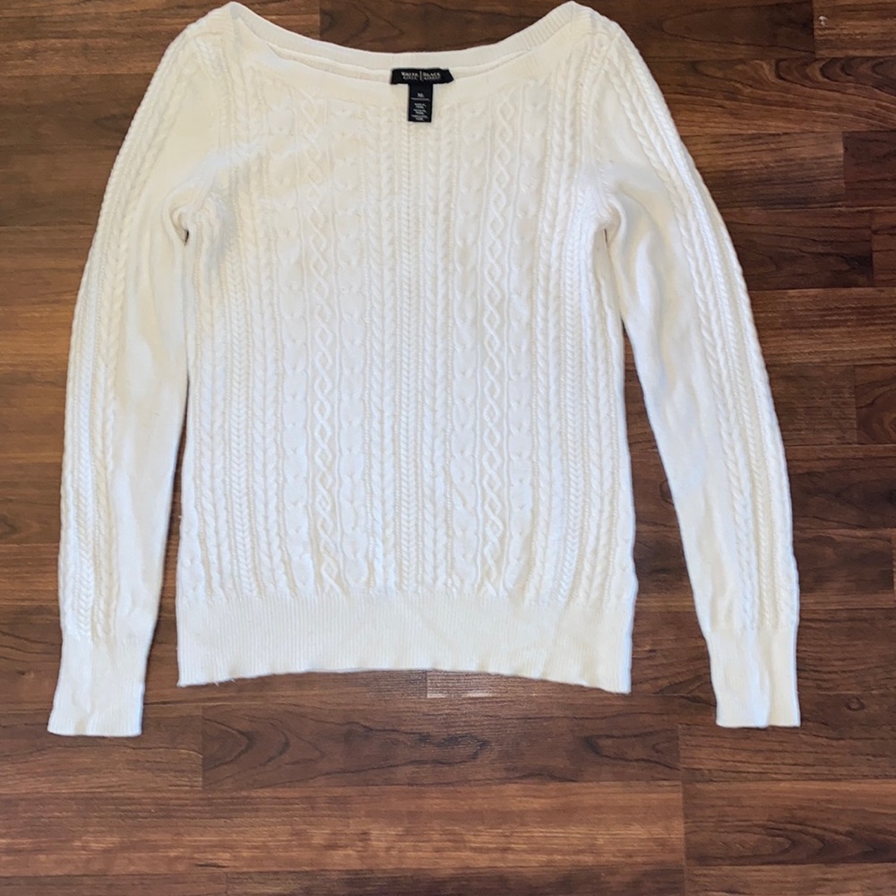 White House Black Market Cable Sweater